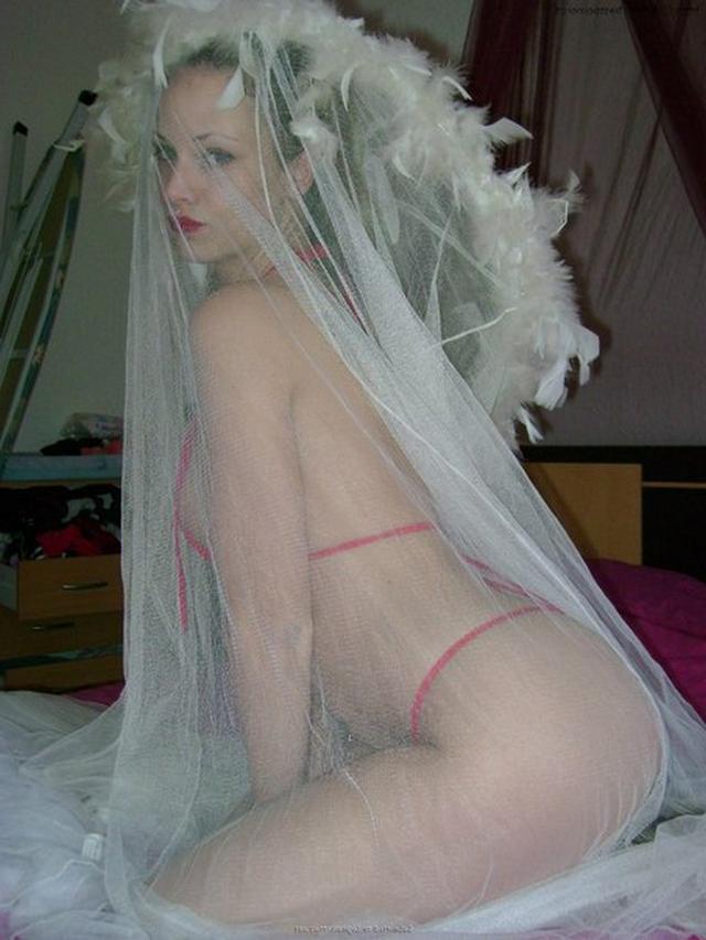 Домашняя подборка снимков обнажающихся невест - секс порно фото